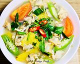 Hình bước làm 3 của món Canh Chua Nghêu