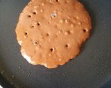 A picture of step 5 of Fluffy Chocolate Pancakes.