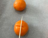 Hình bước làm 5 của món Bánh Quy Bơ Hình Trái Bí Đỏ Halloween