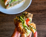 Foto del paso 3 de la receta: Hamburguesa de ternera con guacapesto 🍔🌿