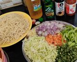 A picture of step 3 of Street style chowmein.