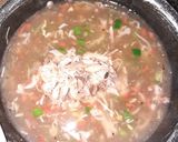A picture of step 3 of Chicken corn soup.