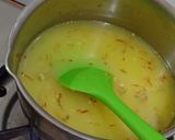 A picture of step 6 of Mohanthal (Besan Burfi).