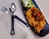 A picture of step 4 of Hakka noodles.
