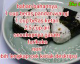 Foto langkah ke 1 dari resep Resep onigiri tanpa beras jepang.