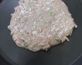 A picture of step 3 of Ragi flour pan cake.