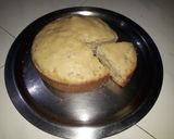 A picture of step 4 of Vanilla cake in saucepan.