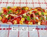 A picture of step 6 of Watermelon and Grilled Tofu and Peach Salad:.
