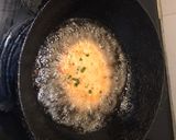 A picture of step 8 of Cheesy keema stuffed hash brown.
