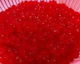 Foto langkah ke 1 dari resep Puding Sagu Mutiara Red Velvet ala Ummi Al.