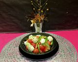 A picture of step 9 of Watermelon Feta Cheese Salads.