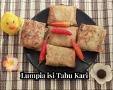 Foto langkah ke 7 dari resep Lumpia isi Tahu Kari.