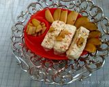 A picture of step 6 of Chikoo spicy and sweet kulfi.