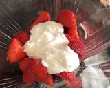 Une image de l'étape 1 de Smoothie Fraise/Framboise.