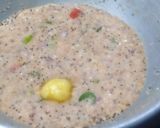 A picture of step 3 of Broken Wheat Upma.