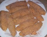 A picture of step 5 of Cheesy Chicken Strips.