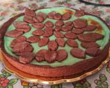 Foto del passaggio 5 della ricetta Crostata al cacao con crema alla menta