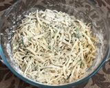 A picture of step 4 of Potato Laccha Pakoda.