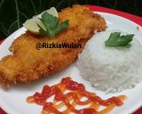 Foto langkah ke 3 dari resep Chicken Cheese Schnitzel.