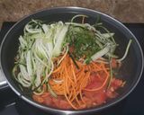 Foto del paso 2 de la receta: Spaghetti de verduras con ostiones