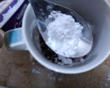 A picture of step 4 of Chocolate mug cake.