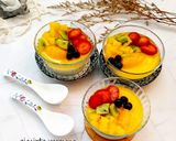 Foto langkah ke 4 dari resep Puding susu topping buah.