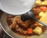 Gambar langkah 6 resipi Kari Ayam Kerisek 🍗🥥.