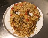 Une image de l'étape 8 de Crâne de céréales au tomates, parmesan et lonzo.