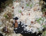 A picture of step 2 of Peas Pulao with Milk based Chicken Rezala.