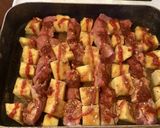 A picture of step 3 of California Farm Kababs with Pineapple and Pork.