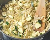 Une image de l'étape 2 de Risotto de crozets au sarrasin et dés de courgettes.