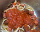 Foto del paso 2 de la receta: Macarrones con chorizo One Pot, todo en la misma olla ¡aprendiendo juntos!