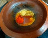A picture of step 1 of Gathiya ki sabzi.