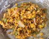 A picture of step 2 of Crispy Corn, Bell Pepper, and Onion Fritters – Corn Capsicum Onion Fritters – Monsoon Munching – Ready in 15 Minutes.