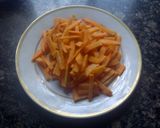 Foto del paso 1 de la receta: Pasta con Vegetales Salteados y Tiritas de Carne