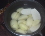 Foto del paso 2 de la receta: Sancocho canario con mojo verde y pella de gofio