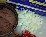 Spicy Tuna Spaghetti langkah memasak 1 foto