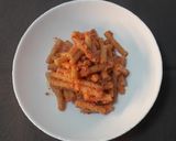 Pas rețetă Paste cu sos de roșii, sunculiță și ricotta 8 fotografie