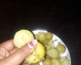 A picture of step 1 of Amla ke gatagat.