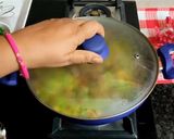 A picture of step 8 of Hot and Sour Soup.
