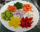 A picture of step 1 of Stir fry noodles.