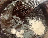 Hình bước làm 3 của món Brownies Hồ Đào Đường Nâu - Pecan Pie Brownies