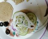 Cucumber and cheese sandwich recipe step 2 photo