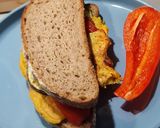 Vegán omlett, cukkinis-paradicsomos recept fázis 5 fotója