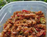 Foto langkah ke 6 dari resep Sambal udang kering Cabai rawit.