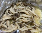 鋁箔包烤洋蔥、奶油鴻禧菇的食譜步驟4照片