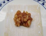 Foto del paso 2 de la receta: Pie de manzana frito (en masa wantán)