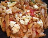 A picture of step 9 of Masala Egg Pasta.