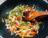 A picture of step 2 of Egg vegetable Roll.