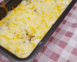 Foto del paso 8 de la receta Brócoli gratinado al horno con bacon, cebolla y bechamel